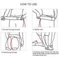 thumbnail image 2 of stanreset Fitness Resistance Bands Muscle Waist Belt Resistance Bands Muscle Waist Belt Adjustable Workout Loop Elastic Muscles Trainer, 2 of 6