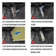 thumbnail image 4 of 2pcs Activated Carbon Cabin Air Filter Cleaner Accessory Fit for Tesla Model 3 Model Y 2019-2021, 4 of 5