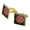 Gold, variant on Firefighter Fire Rescue Maltese Cross Square Cufflink Set - Silver or Gold