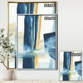 thumbnail image 2 of Indigo Panel IV - Glam Modern Framed Canvas, 2 of 3