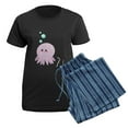 thumbnail image 5 of CafePress - Cute Pink Octopus Pajamas - Women's Short Sleeve Print T-Shirt and Pants Dark Cotton Pajama Set, 5 of 7