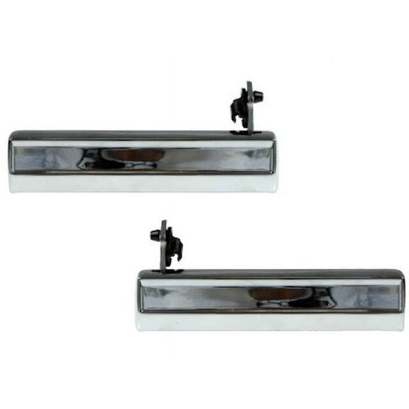 Left and Right Door Handle Set 2 Piece - Compatible with 1983 - 1990 Chevy S10 Blazer 1984 1985 1986 1987 1988 1989