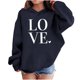 thumbnail image 1 of Sudadera con capucha y estampado de corazón de San Valentín, sudadera de manga larga para niños y niñas, chaqueta para niñas de talla mediana y grande., 1 of 7