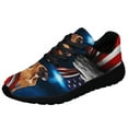 thumbnail image 2 of Boxer American Flag Us Shoes Women's Fashion Sneakers Tennis Running Shoes for Men Women Black Size 13, 2 of 7