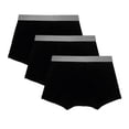 thumbnail image 2 of Bóxer Zaga para Hombre, Corto Negro 3 Piezas Multicolor Talla M, 2 of 3