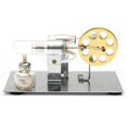 thumbnail image 4 of Hot Air Stirling Engine Motor Model Educational Toy Electricity Generator Learning Science Experiment Toys For Kids Students, 4 of 4