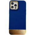 thumbnail image 2 of Compatible with iPhone 14 Pro Max Plating Case Fashion Luxury Electroplated Cover Ultra Thin Slim 3 in 1 Camera Protection Cover for iPhone 14 Pro Max Women Girls Men Blue, 2 of 11