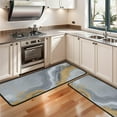 thumbnail image 3 of Kitchen Rugs Sets Of 2,Gray Gold Marble Pattern Anti Fatigue Kitchen Mat Rugs Non Slip Washable,Decorative Kitchen Floor Mats for Kitchen,Sink,Laundry,17"x47"+17"x47", 3 of 5