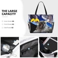 thumbnail image 3 of Honeii Astronaut in Outer Space for Tote Bag with Adjustable Strap,Beach Bag, Waterproof Sandproof Beach Tote Bag, Large Capacity Foldable Beach Bags, 3 of 7