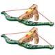 thumbnail image 1 of 2 juegos de arco y flecha de madera, juguetes interactivos para padres e hijos, juguetes deportivos al aire libre para niños pequeños (color aleatorio), 1 of 7