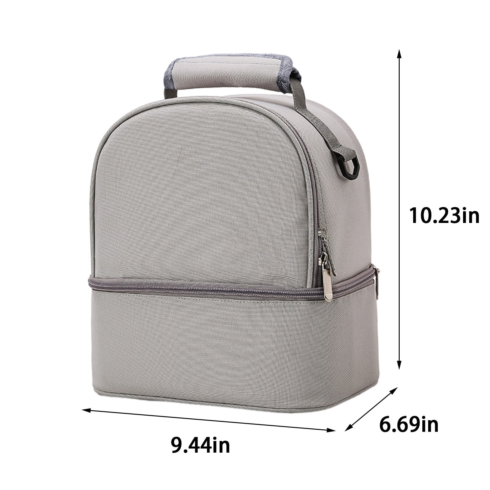Tuphregyow Portable Insulated Breastmilk Storage Backpack Mommy Bag with Ice Pack, Ideal for Mother and Baby, Refrigerated for Long lasting Preservation Gray