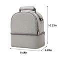thumbnail image 3 of Qaailabf Portable Breastmilk Storage Backpack | Insulated Thermal Bag | Oxford Cloth | Multi-Function Design | 26x24x17cm | Black, Gray, Green, Pink | Breastfeeding, Travel, Lunch, 3 of 9