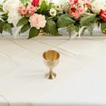 thumbnail image 4 of 1Pack Beverage Chalice Golden Tall Stemmed Brass Versatile Use For Religious Ceremonies, 4 of 7