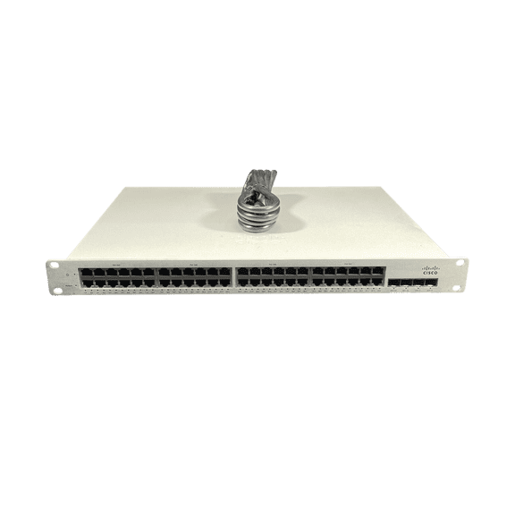 Restored Cisco Meraki MS220-48LP-HW 48 Port Cloud Managed Switch/Unclaimed (Refurbished)