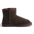 thumbnail image 2 of Aus Wooli Australia Short Sheepskin Ankle Boot - Chocolate, 2 of 9