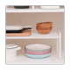 thumbnail image 5 of Estantes de cocina, mini estante de almacenamiento para organizar gabinetes, color blanco, 5 of 7