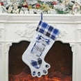 thumbnail image 1 of LSLJS Gift Wrap Storage, Fashion Christmas Black Red Plaid Socks Gift Bag Christmas Tree Decorations, Christmas Decorations, 1 of 3