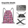 thumbnail image 3 of Yiaed Colorful Cute French Bulldog Print Drawstring Bags Drawstring Backpack Bulk String Back Pack Gym Sport Bag-Small, 3 of 5