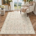 thumbnail image 3 of KUETH 5'X7' Vintage Area Rugs Machine Washable Rugs for Living Room, Non Slip Flat Pile Rug with Rubber Backing, Boho Rug for Entryway Bedroom Dining Room Home Office, 3 of 3