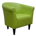 thumbnail image 2 of Newport Green Leatherette Club Chair, 2 of 2