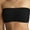 Black, variant on Womens Plus Size Seamless Bandeau Bras Strapless Push Up Solid Color Sports Bralette Comfortable Tube Tops,Black,XL