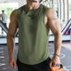 thumbnail image 2 of Men's Quick Dry Workout Tank Top Gym Muscle Tee Fitness Bodybuilding Sleeveless T Shirt 3XL, 2 of 3