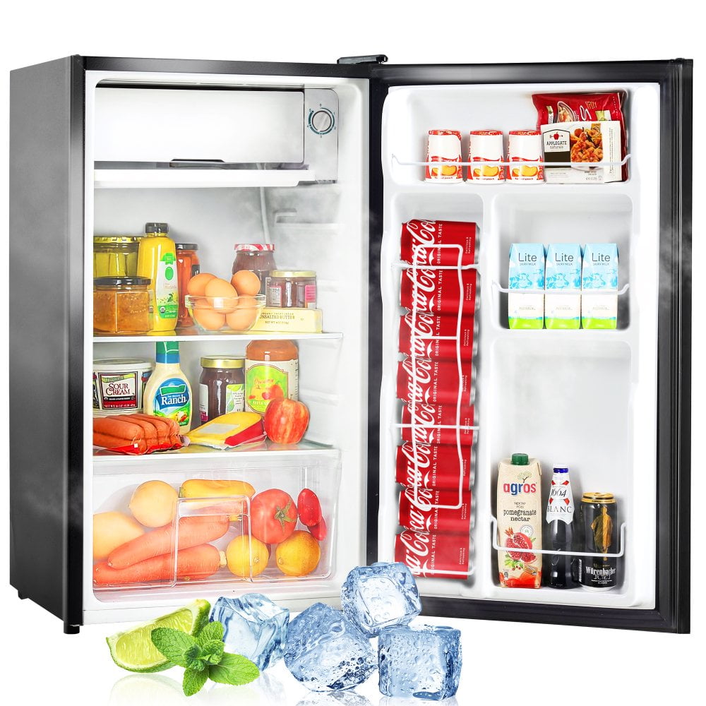 compact refrigerator with ice maker