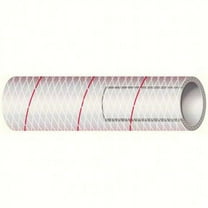 Shields Clear Reinforced PVC Tubing 1 1/2 x 50 w/Red Tracer 1621126