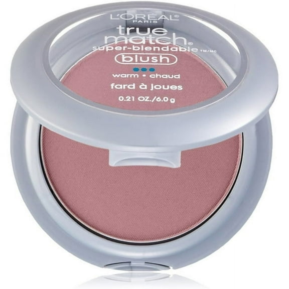 L'Oreal True Match Super-Blendable Blush, Cool, Tender Rose 0.21 oz (Pack of 2)