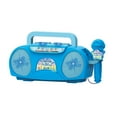 thumbnail image 4 of Micrófono para niños, máquina de karaoke, minialtavoz, regalos de cumpleaños, portátil, educativo Azul, 4 of 9