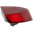 thumbnail image 4 of For Honda Civic 2001 2002 Tail Light Assembly Driver Side | Outer | Chrome Housing | Red Lens | Combo Light | With Turn Signal | Replacement For HO2800133 | 33551S5DA01, 762405601960, 4 of 6