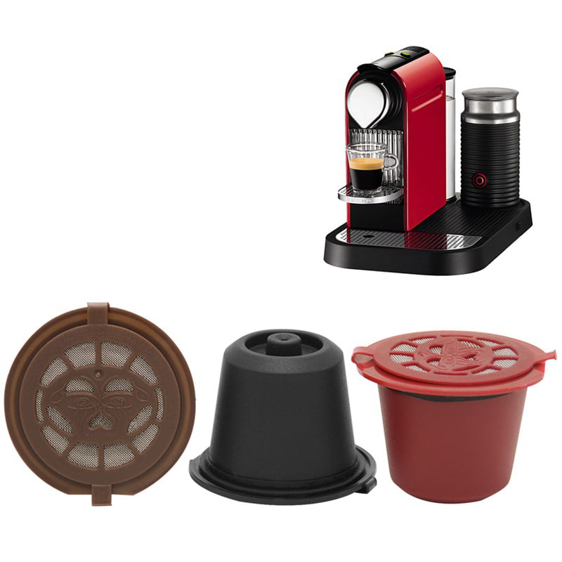 i Cafilas Refillable Reusable Nespresso OriginalLine Coffee Capsules Pods Filter 