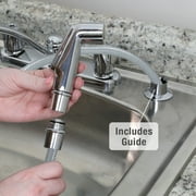 Mainstays Kitchen Sink Spray 48 inch Hose and Head in Chrome, 0.51 lbs Weight (88814)