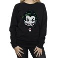 thumbnail image 3 of DC Comics Womens The Joker Big Face Sweatshirt, 3 of 5