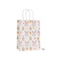 thumbnail image 7 of 12 Pack Large Easter Gift Paper Bags, Bunny Eggs Drawstring Candy Bags for Children's Holiday Party and Treats, 7 of 7