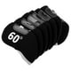thumbnail image 4 of de 7 piezas de neopreno, palo para golf, putter de hierro, cubierta para cabeza, de protectores, unisex, adultos, niños, para golf, Negro DYNWAVEMX Cubierta de la cabeza del hierro del golf, 4 of 8