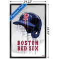 thumbnail image 3 of MLB Boston Red Sox - Drip Helmet 20 Wall Poster, 22.375" x 34", Framed, 3 of 3