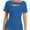 Royal Blue, variant on Women's Fashion Clothes One Piece Cutout Tops Short Sleeve Knit Slim Fitted Shirts Tee Tshirts
