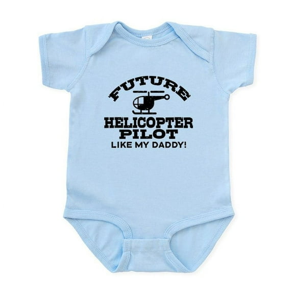 CafePress - Future Helicopter Pilot Infant Bodysuit - Baby Light Bodysuit, Size Newborn - 24 Months