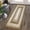 Beige, variant on YUSAZENS 2'x3' Hallway Runner Rug, Washable Non-Slip Boho Braided Rustic Runner, Farmhouse Indoor Throw Rug, Low-Pile Long Carpet for Living Room, Bedroom, Entryway, Kitchen, Grey
