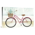 thumbnail image 1 of Global Gallery's 'Beach Cruiser Girls I' By Michael Mullan Stretched Canvas Wall Art, 1 of 4