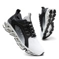 thumbnail image 2 of Men's Breathable Knit Blade-Sole Sneakers, Lightweight Lace-Up Athletic Shoes with Shock Absorption for Running, Gym, and Casual Streetwear, 2 of 10