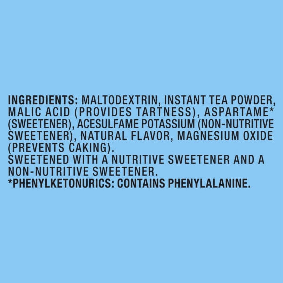 Lipton Iced Tea Mix, Black Tea, Raspberry, Caffeinated, Sugar-Free, Makes 10 Quarts - image 4 of 10