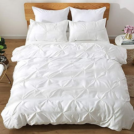 Horimote Home White Duvet Cover Queen Cotton Reverse And