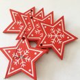 thumbnail image 2 of 10PCS Christmas Ornament Star Bell Heart Xmas Tree Ornament Hanging Decor, 2 of 10