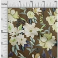 thumbnail image 1 of oneOone Cotton Cambric Brown Fabric Florals Fabric For Sewing Printed Craft Fabric By The Yard 56 Inch Wide, 1 of 4