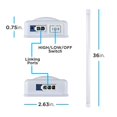 thumbnail image 2 of Jasco Products 252526 36 in. Premium Under Cabinet LED Light Fixture, 2 of 4