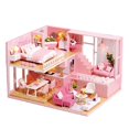 thumbnail image 2 of Casa de Muñecas en Miniatura YONGSHENG con Muebles Rosa, 2 of 5