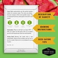 thumbnail image 3 of 20 Pack Vegetable Starter Kit Seed Vault - Beginner Friendly Heirloom Full Sun Annual Seeds, 3 of 9