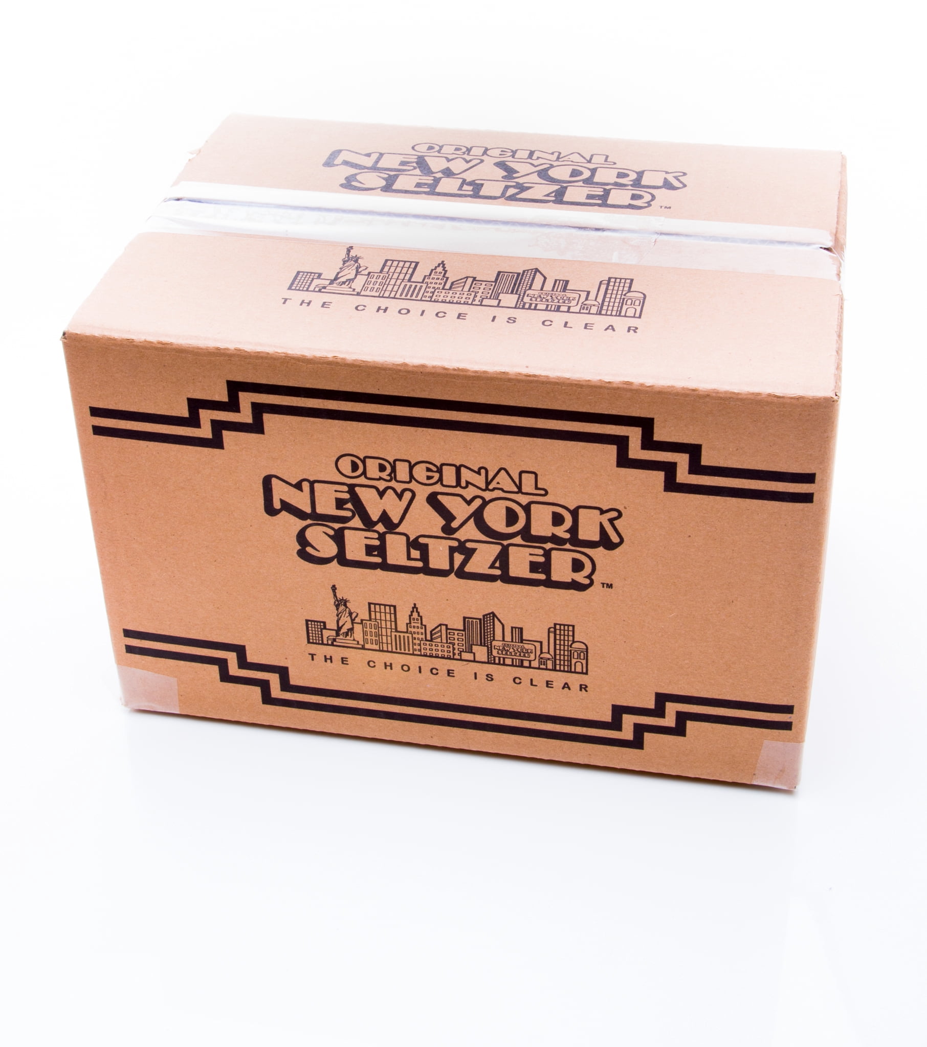 New York Seltzer Raspberry Soda 12/10 fl. oz. bottle Case